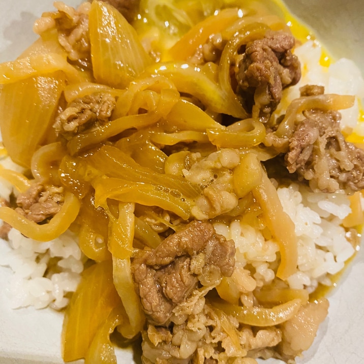 糸こんにゃくいり牛丼